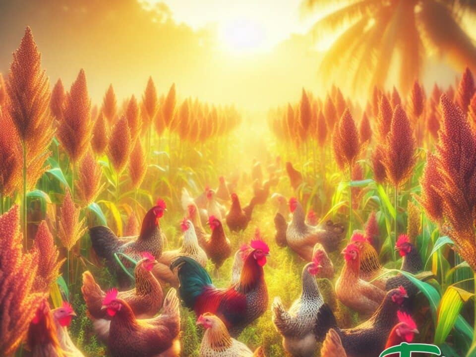 Hühner gedeihen auf Sorghum: Nachhaltige Fütterungslösung autarkes 1