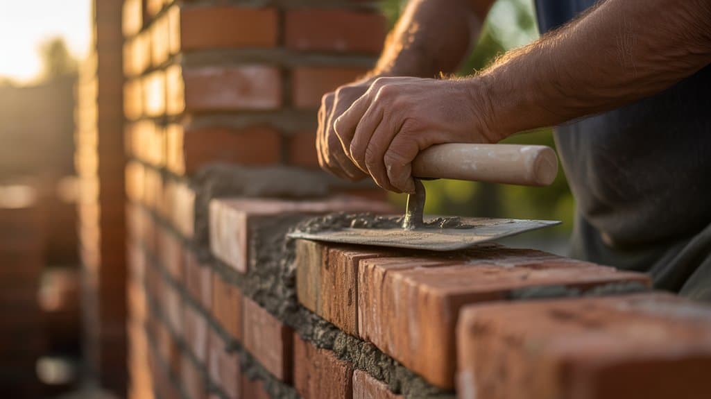 Das ruhige, unermüdliche Handwerk des Maurers