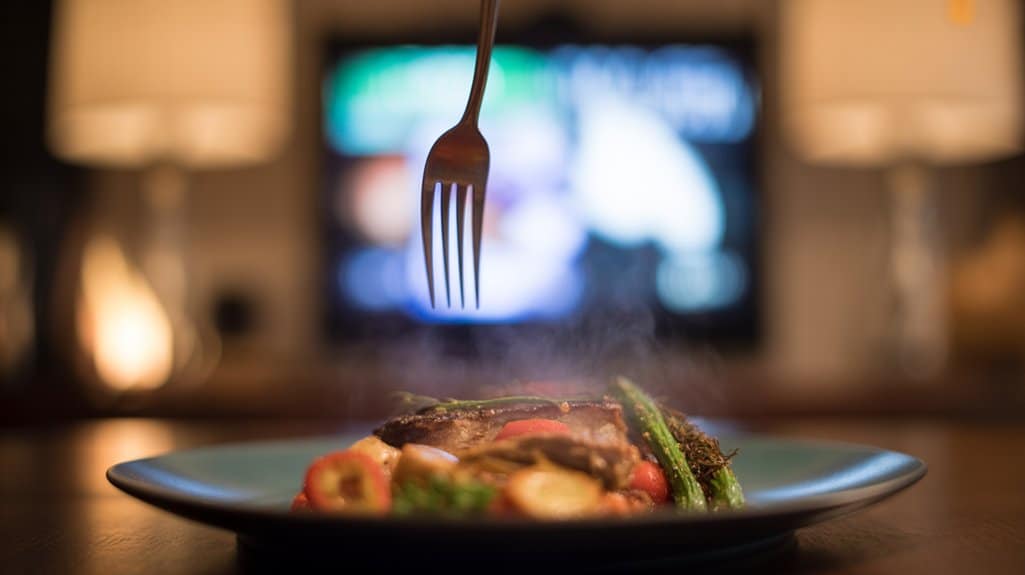 Essen während Ablenkung erhöht den Konsum