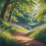 die Natur für das Wohlbefinden umarmen