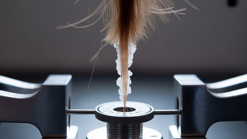 Haarfestigkeitsmessungstests