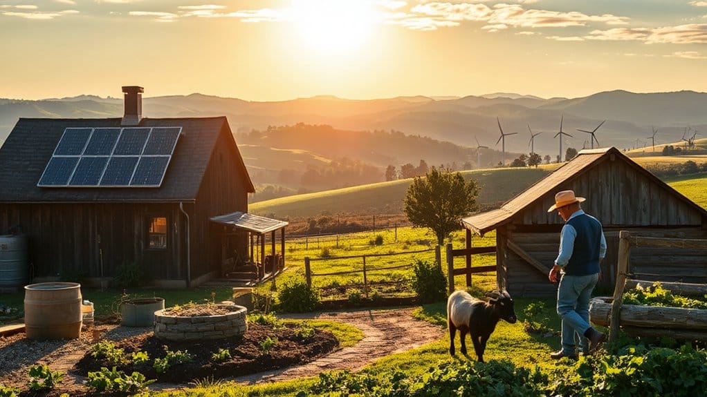 Ernte erneuerbare Energieunabhängigkeit