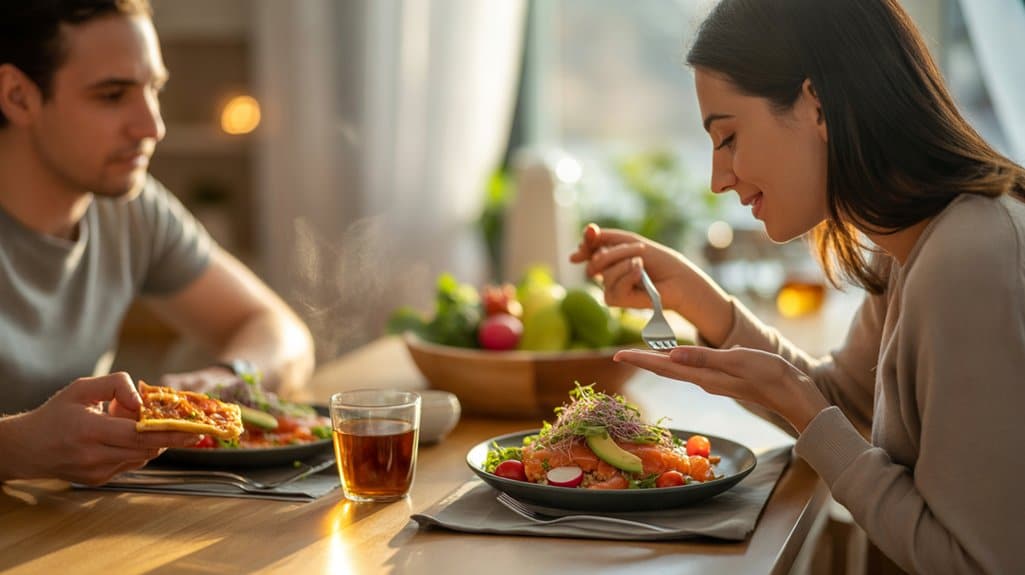 Gesunde Ernährung beeinflusst den Partner