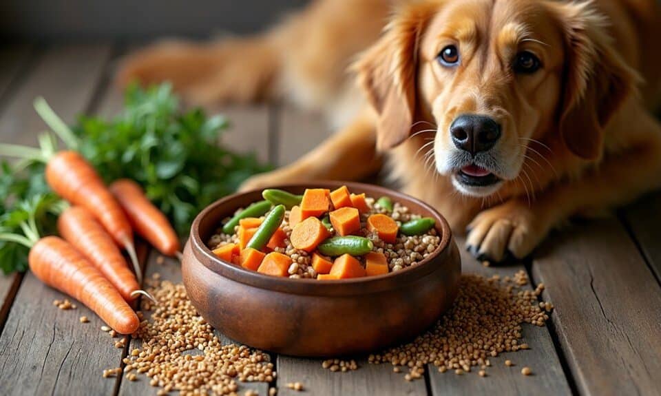 hausgemachtes natürliches Hundefutter