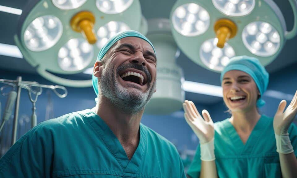 Freude und Lachen gefunden