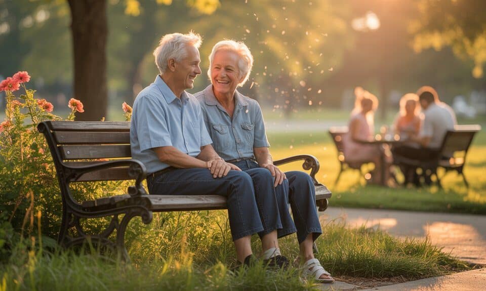 pflegende Beziehungen fördern Langlebigkeit
