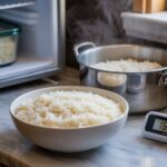 sichere Verzehr von übrig gebliebenem Reis