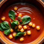 spicy chickpea spinach stew