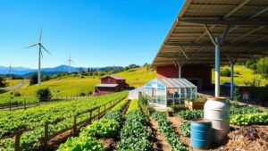 Aufbau eines nachhaltigen autarken Landwirtschaftssystems