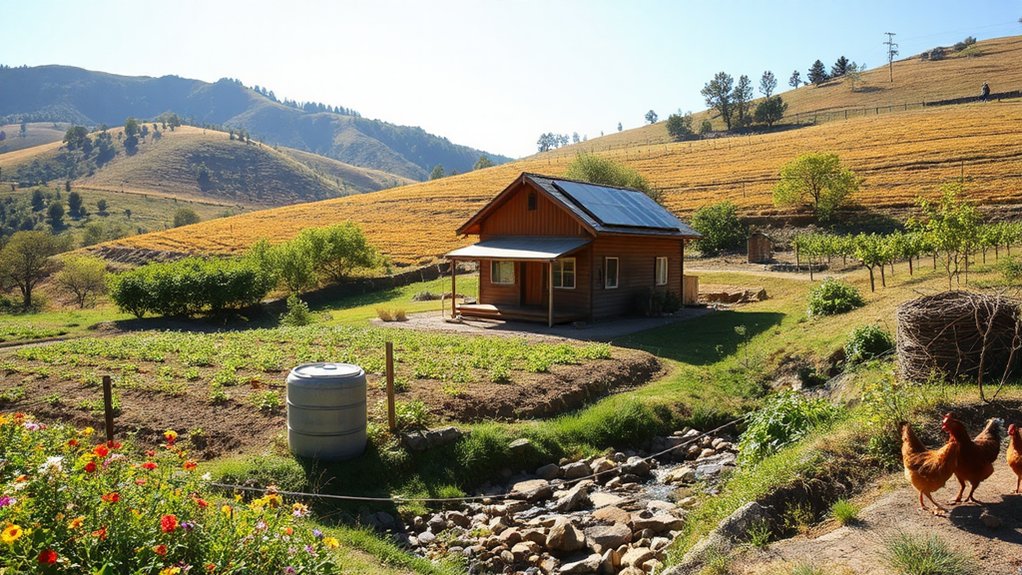 durchdachte Planung von Gehöftland